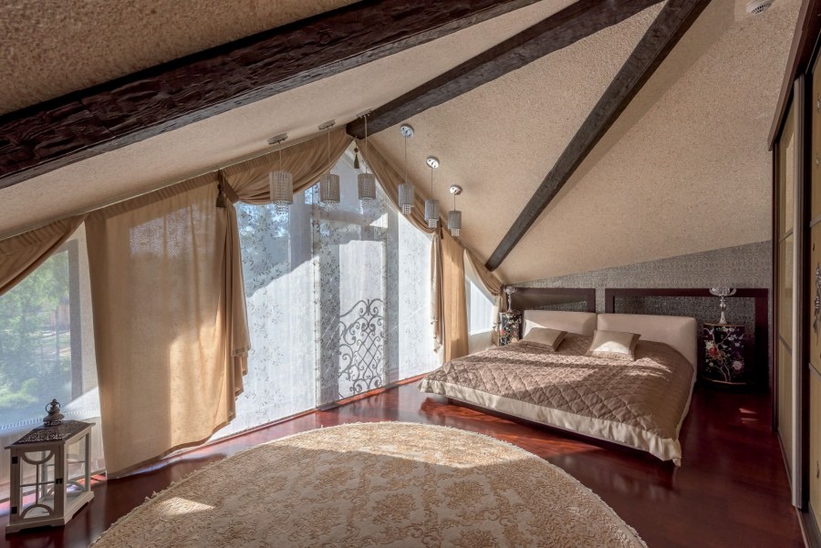 Мансарда с панорамными окнами