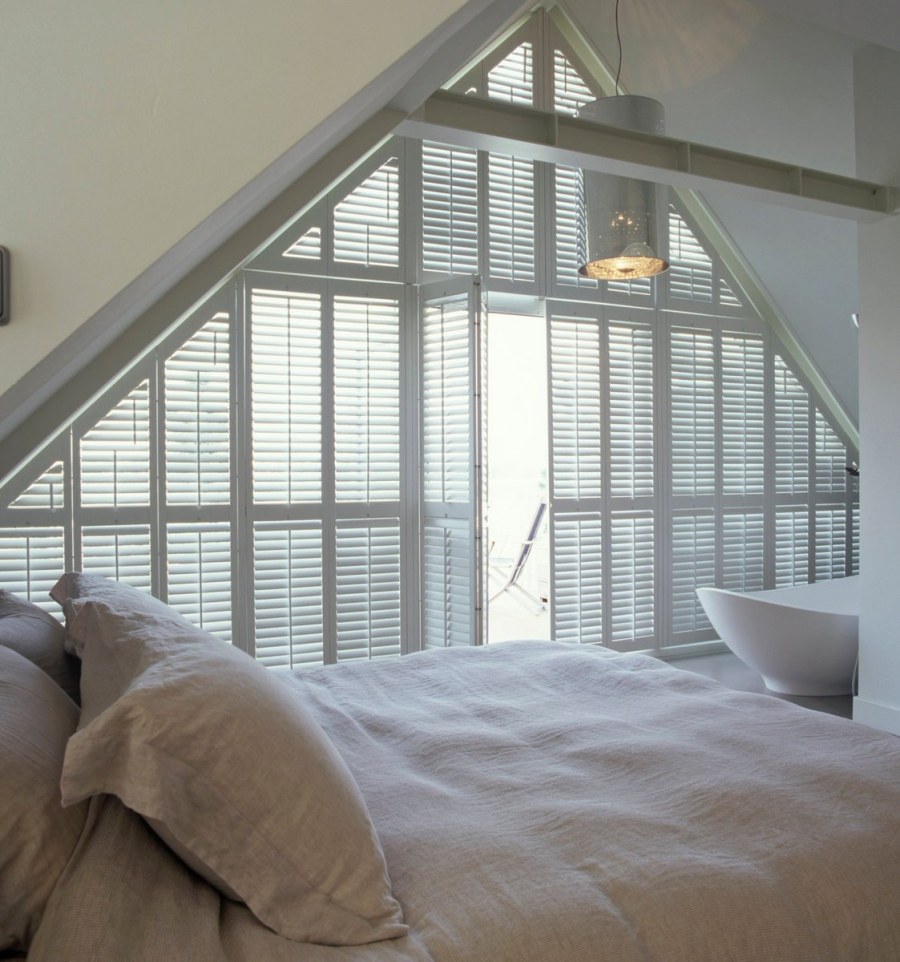 Шторы на треугольные окна