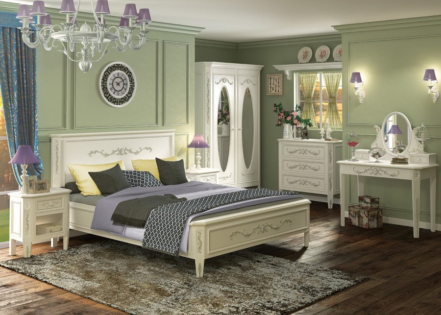 Спальный гарнитур в стиле Прованс