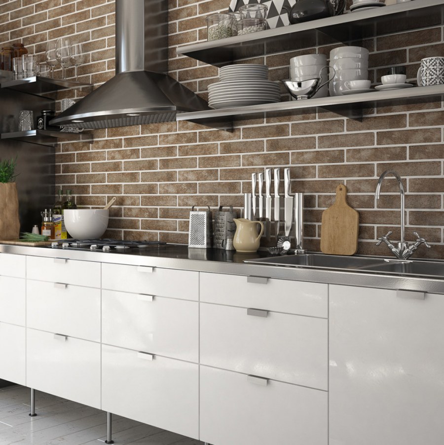 Плитка Бейкер стрит на кухне