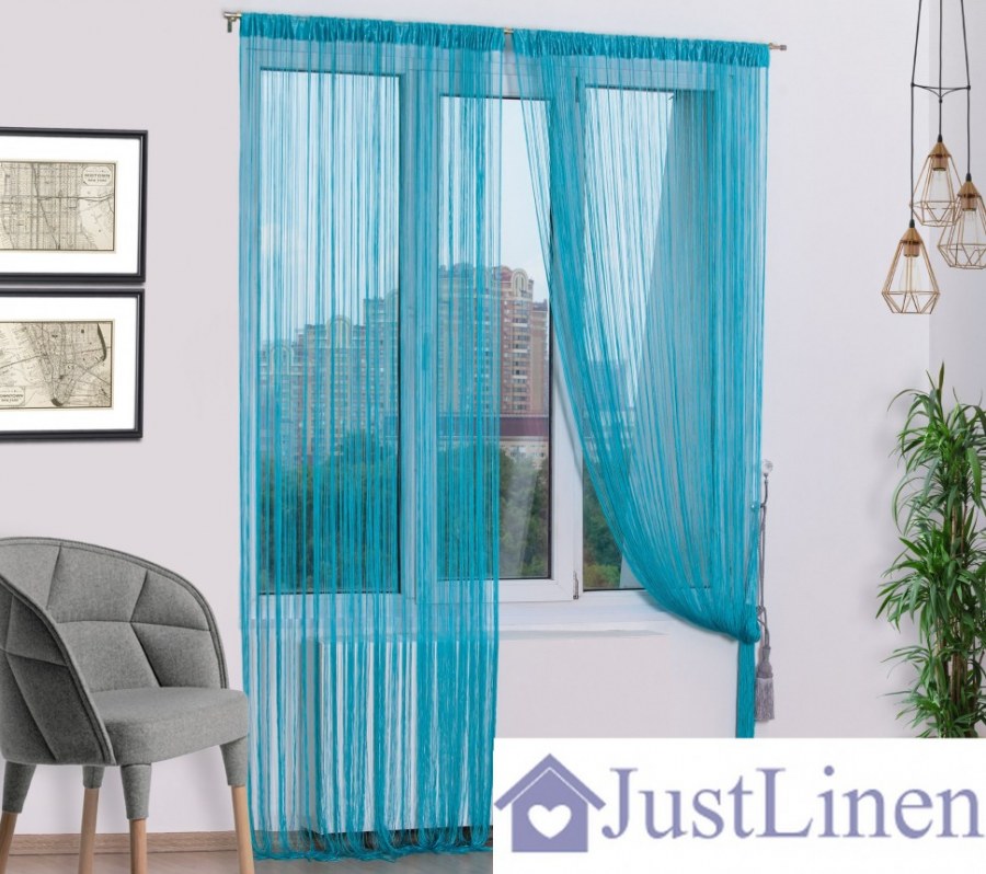 Нитяные шторы кисея