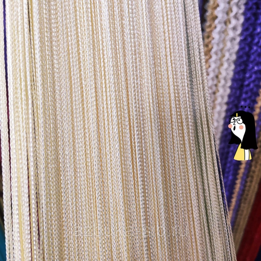 Тюль из нитей