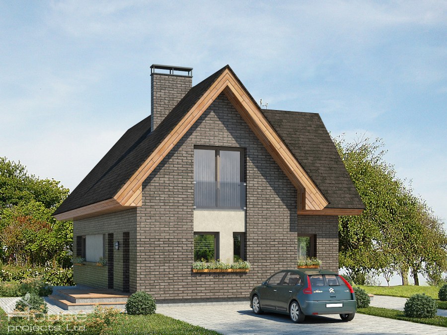 Канадский дом с гаражом