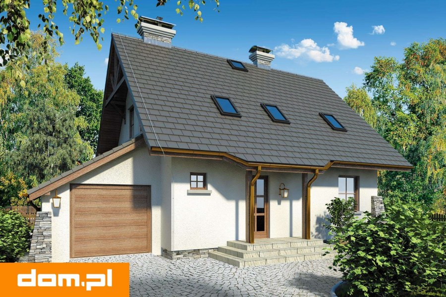 Мансардный дом с гаражом