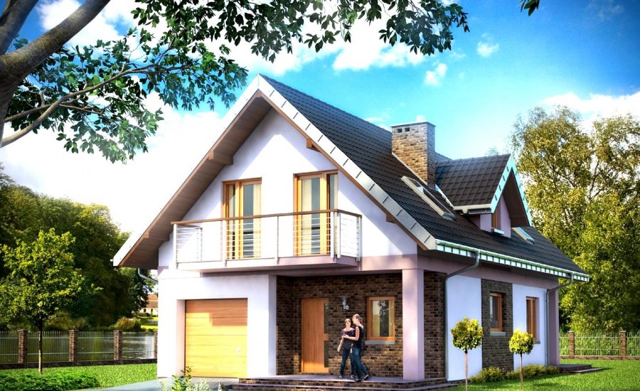 Дом с гаражом