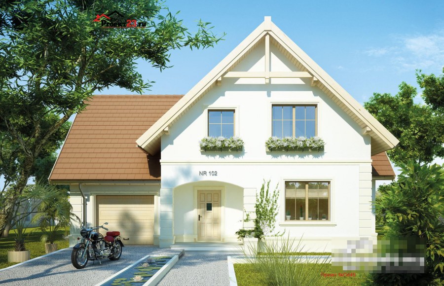 Дом с гаражом