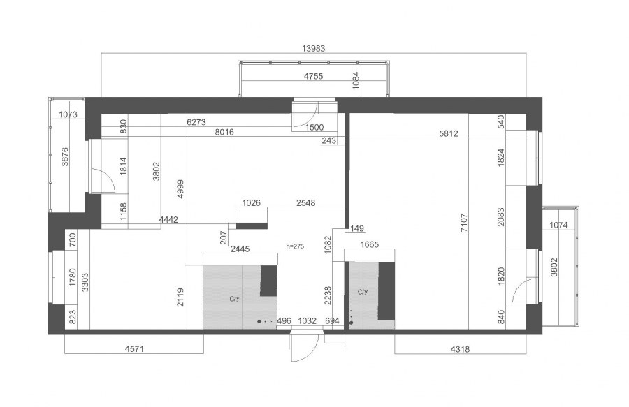 Свободная планировка квартиры план