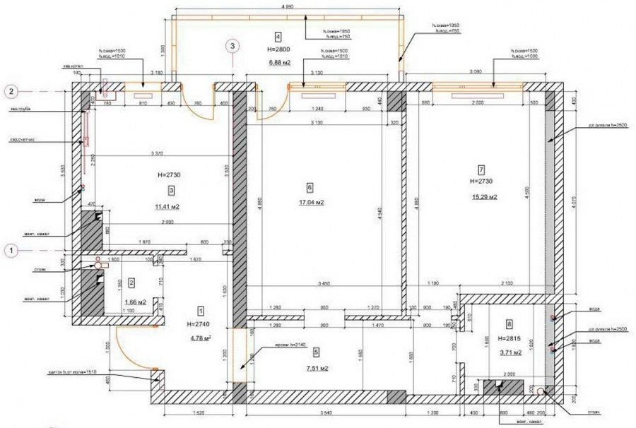 План прихожей