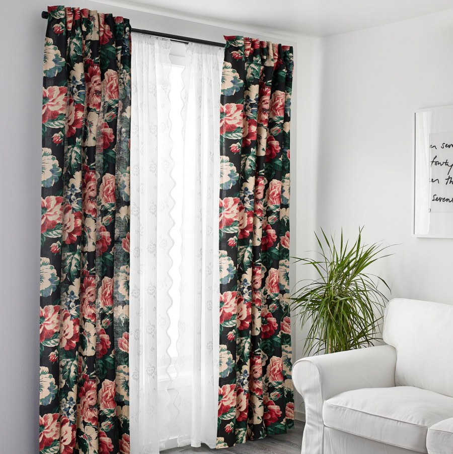 МАЙГУЛЛ затемняющие гардины, 1 пара, желтый