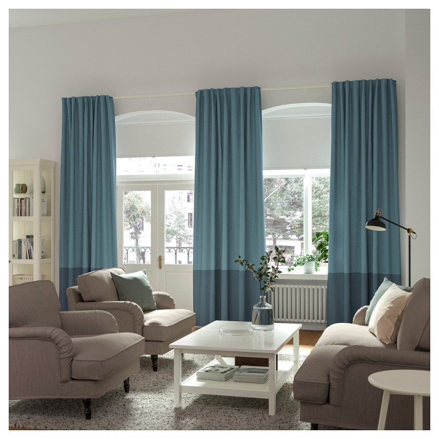 Majgull МАЙГУЛЛ гардины, блокирующие свет, 2 шт., сиреневый145x300 см