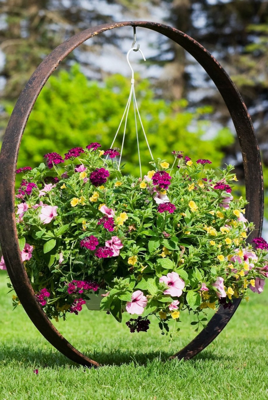 Оригинальные клумбы для цветов