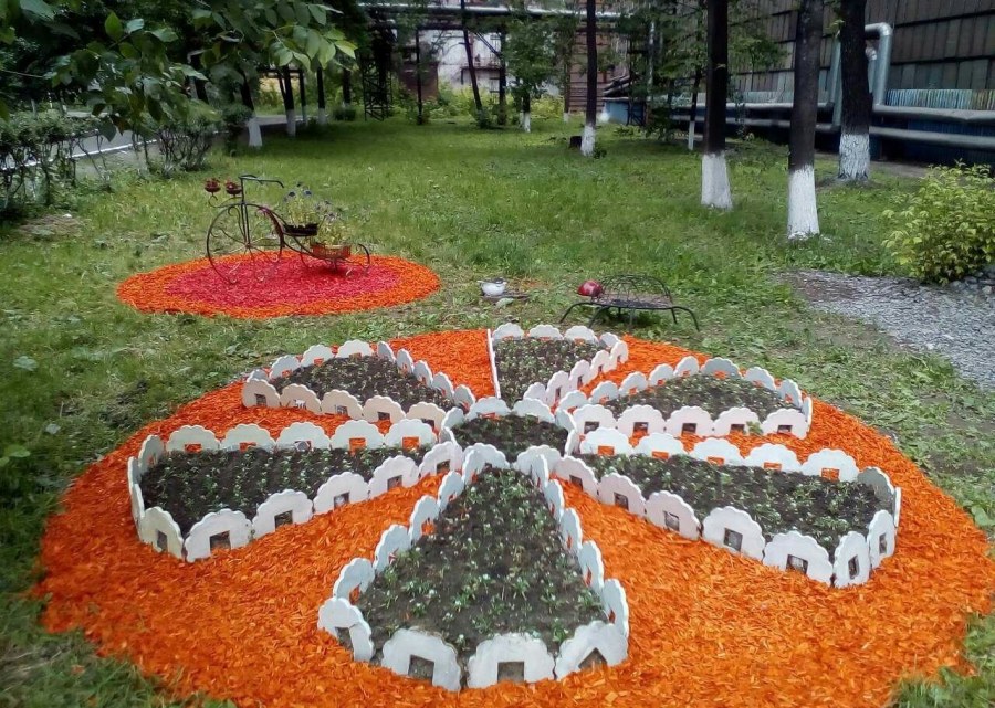 Цветочные клумбы