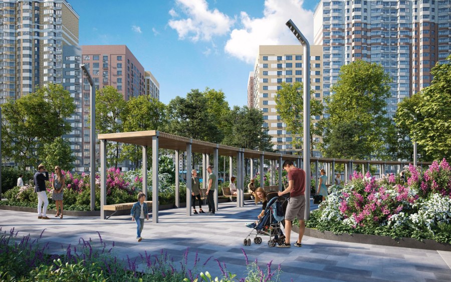 Район поселка Битца