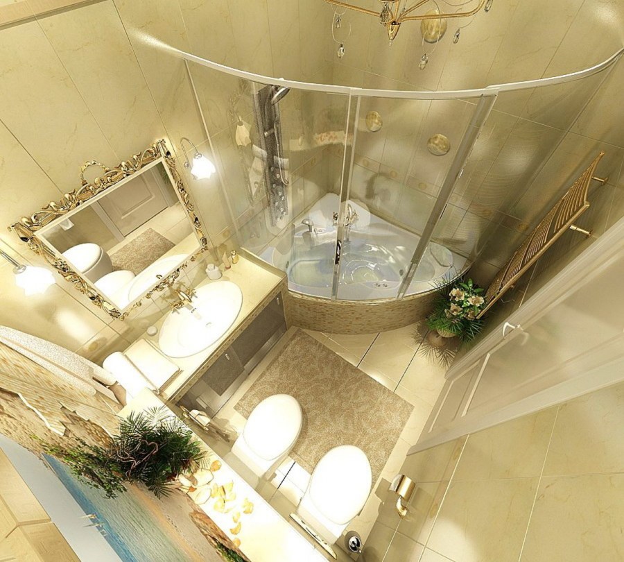 Маленькая ванная комната