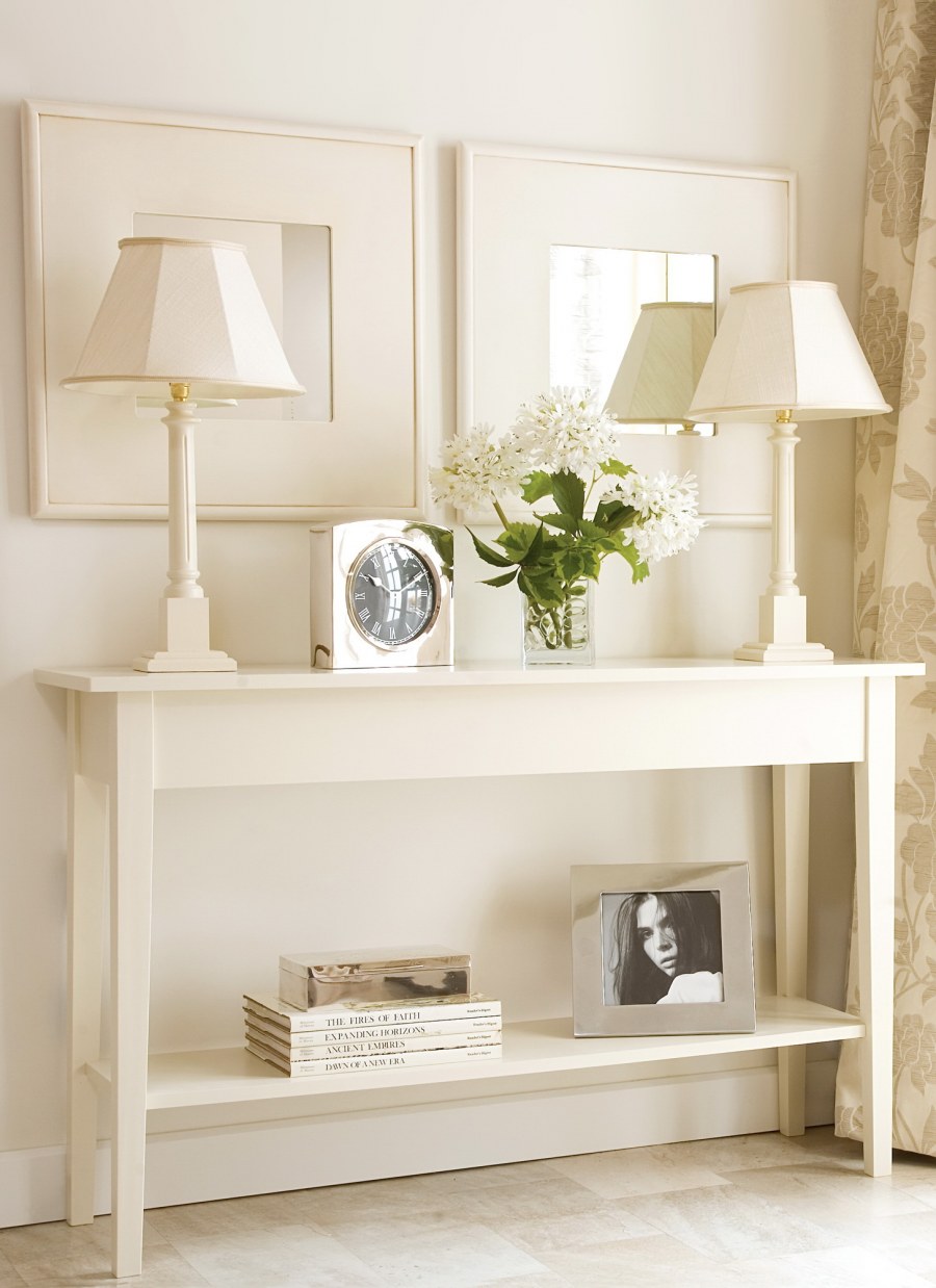 Консоль икеа белая в интерьере