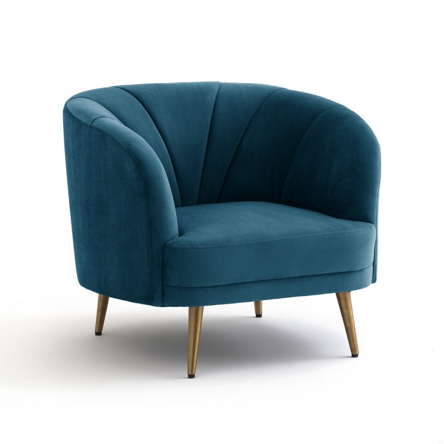 La Redoute Interieurs кресло велюровое Leone