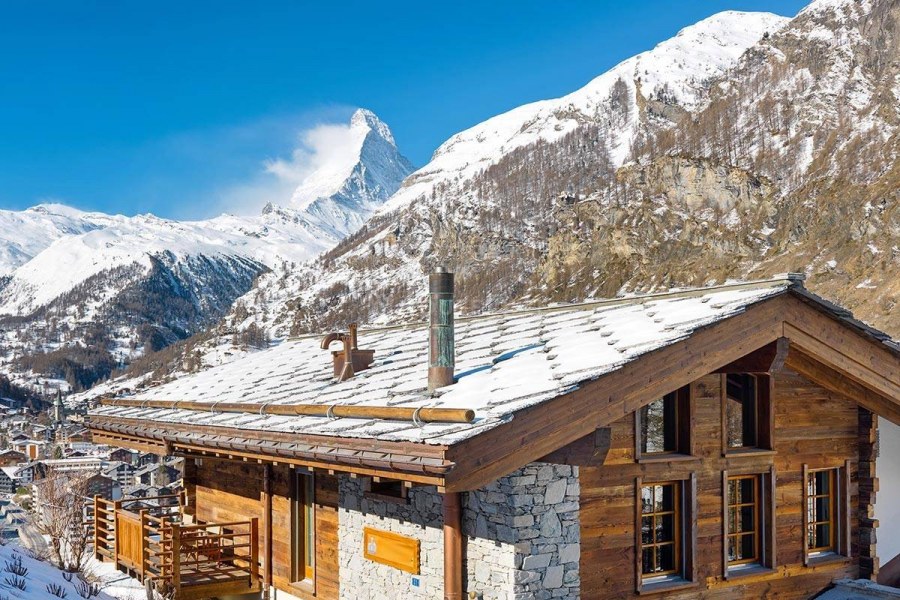 Доломитовые Альпы Швейцарии Шале