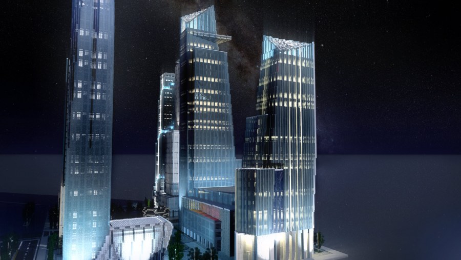 Стеклянный небоскреб