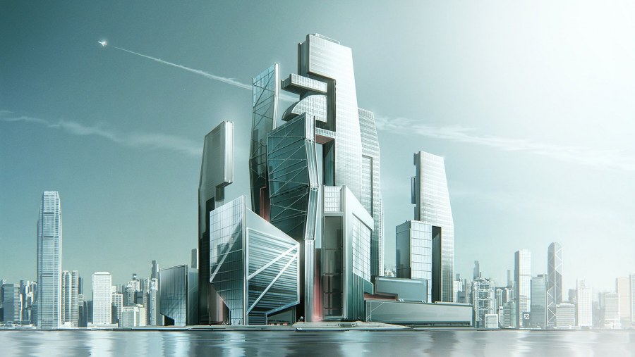 Футуристические небоскребы