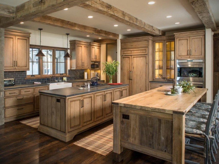 Кухня в стиле Шале