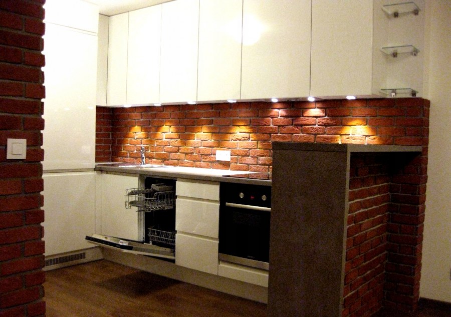Фартук под кирпич