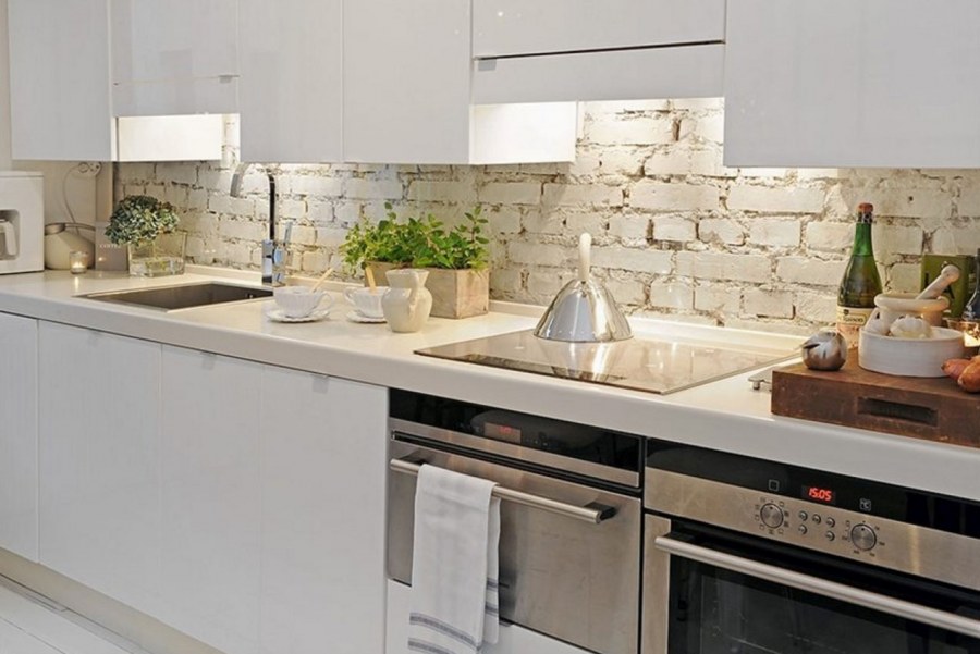 Фартук из декоративного камня