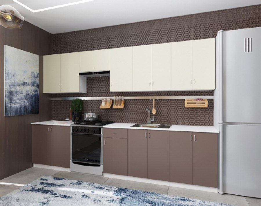 Кухня мокко шоколад 2м