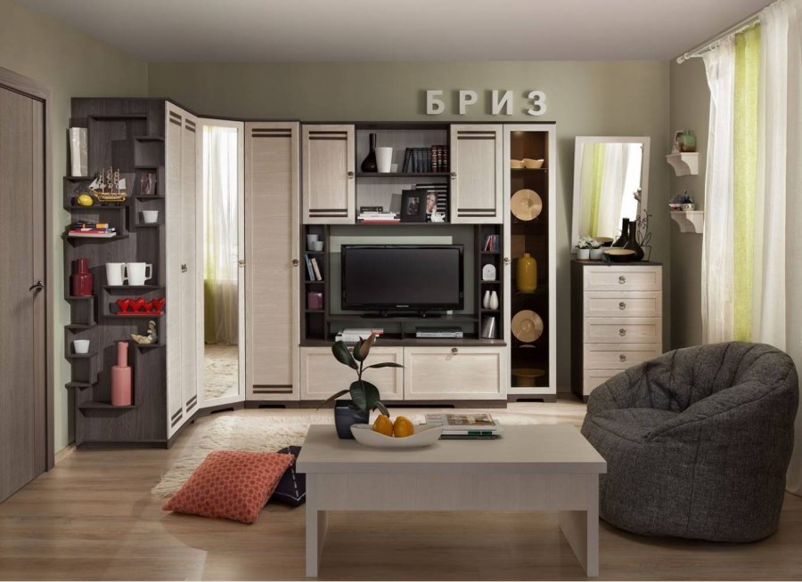 Гостиная Бриз Глазов мебель