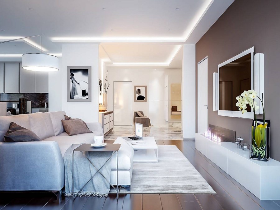 Гостиная в стиле Контемпорари