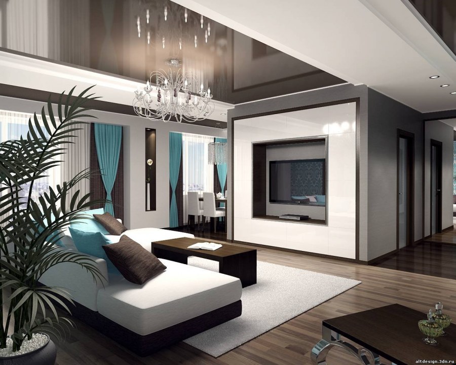 Современная гостиная интерьер