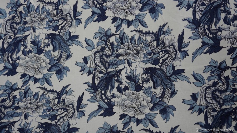 Декоративный орнамент в интерьере тканях