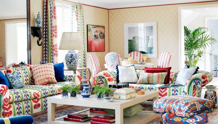 Стиль икат в интерьере