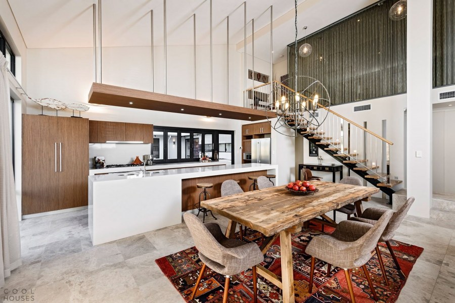 Кухня на даче в стиле лофт