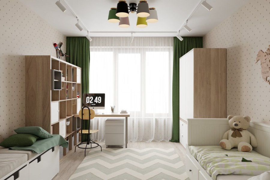 Комната для школьника мальчика