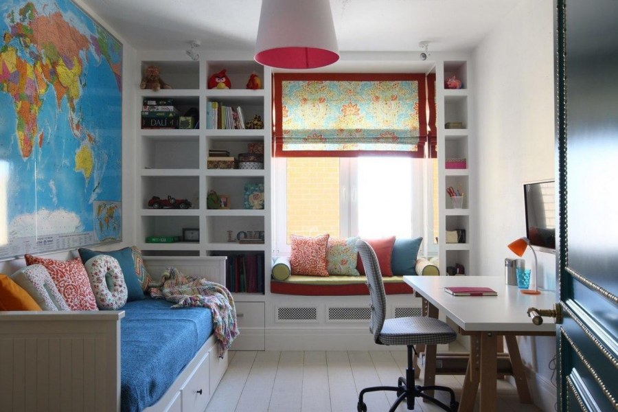 Интерьеры детских комнат для школьников