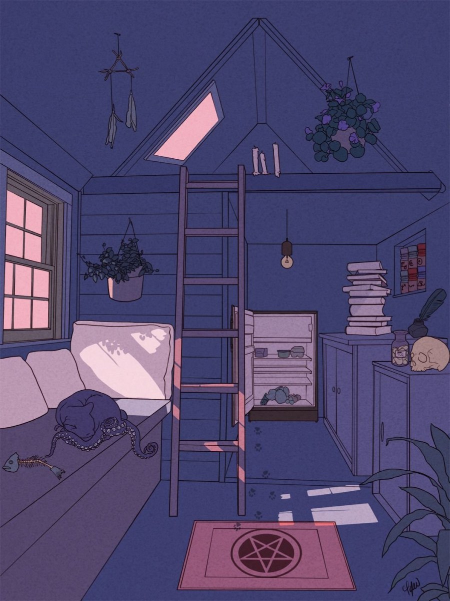 Комната в мультяшном стиле