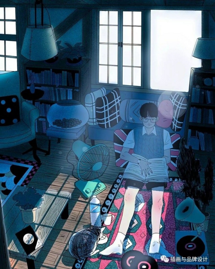 Комнаты в ретро стиле аниме