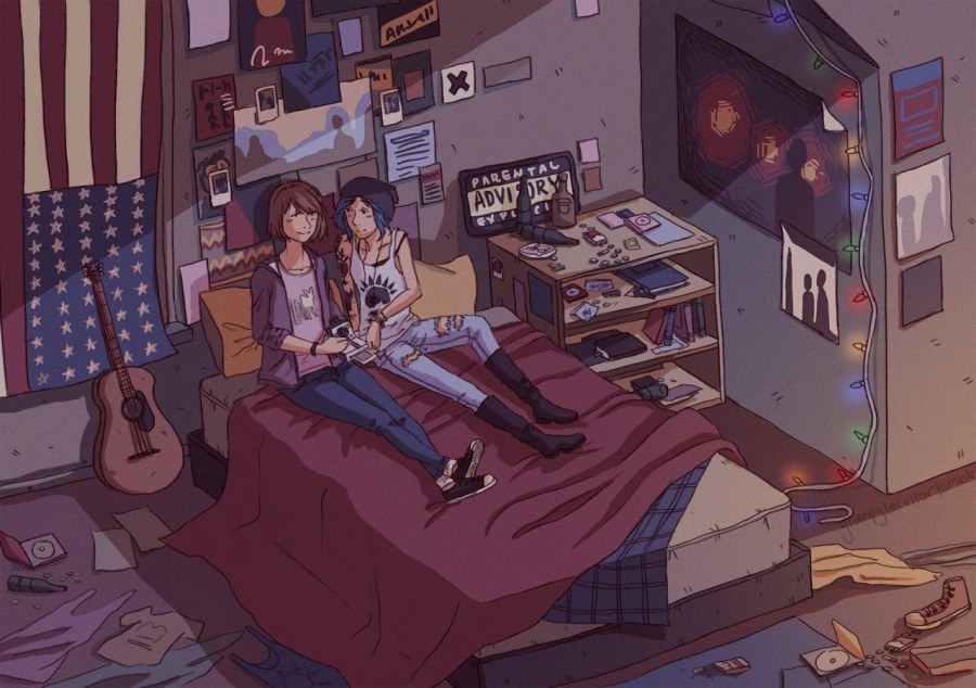 Аниме комната девушки