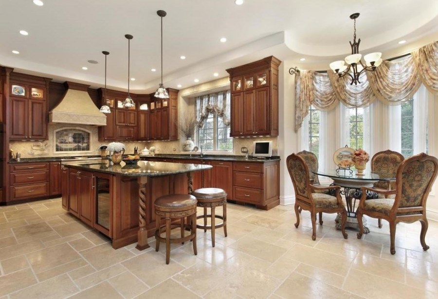 Шикарные кухни столовые