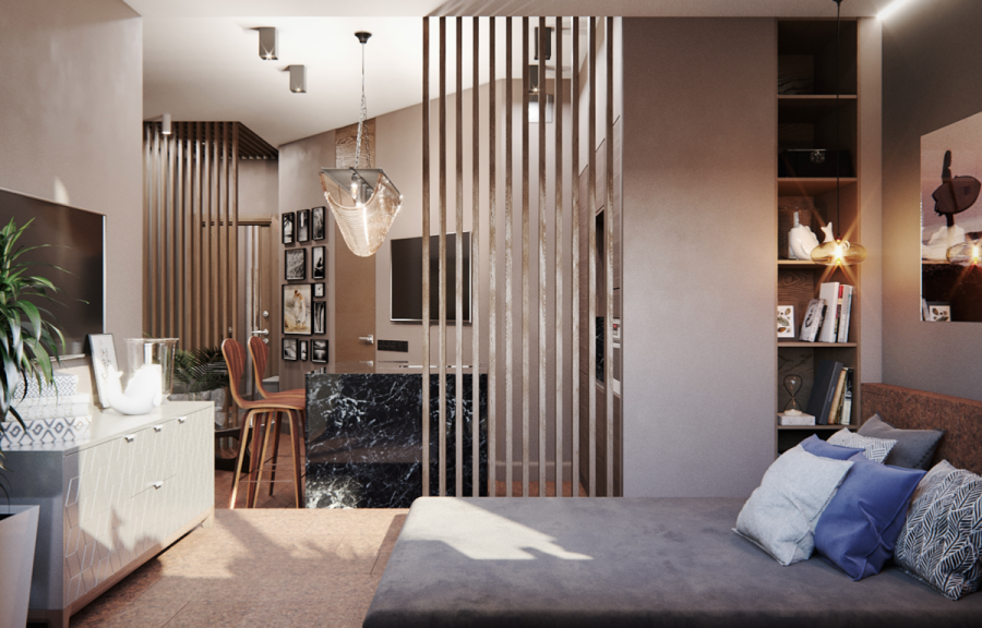 Жалюзи для зонирования пространства