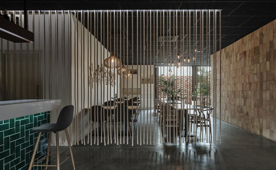 Перегородка из каната