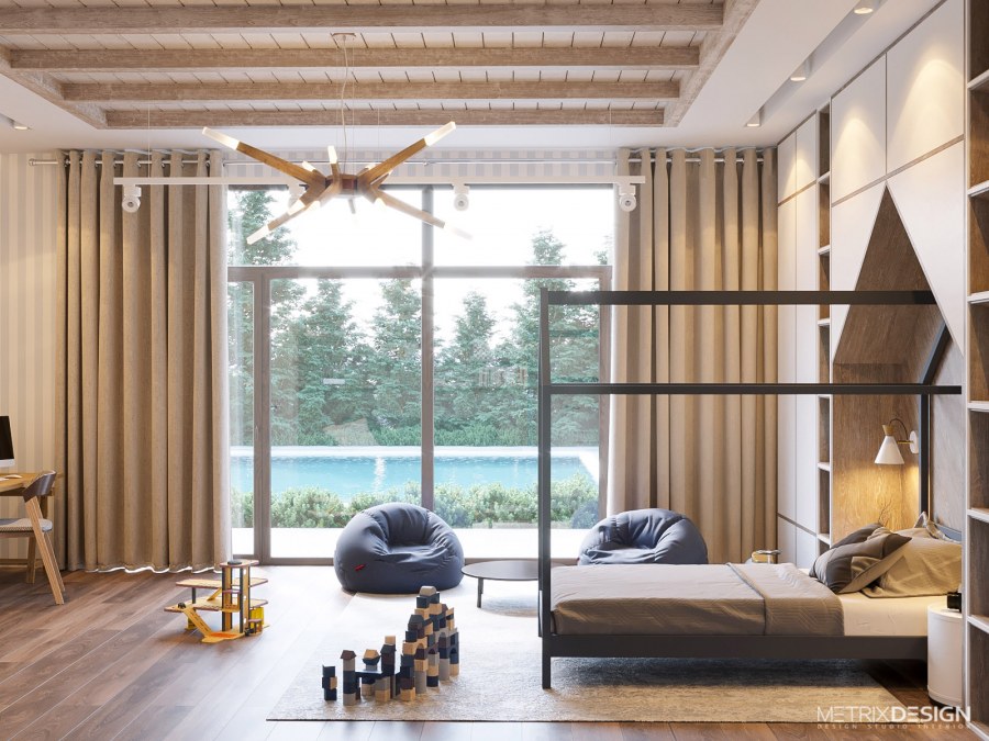 Стиль лофт зонированная комната