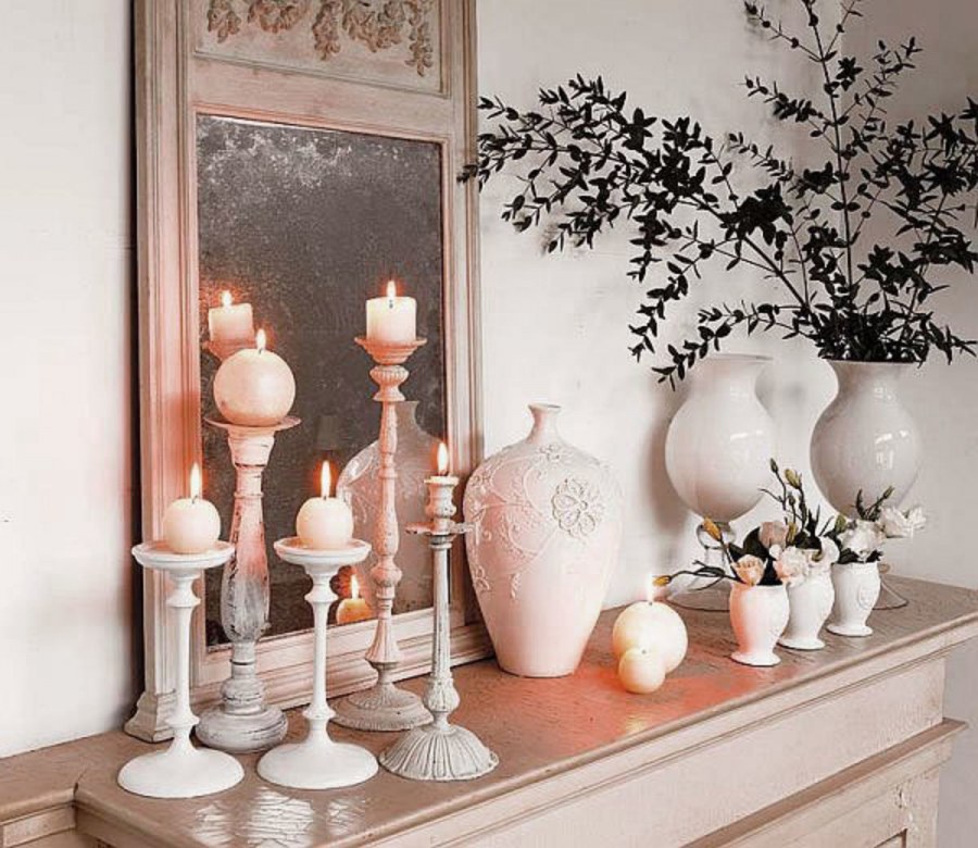 Подсвечники в интерьере