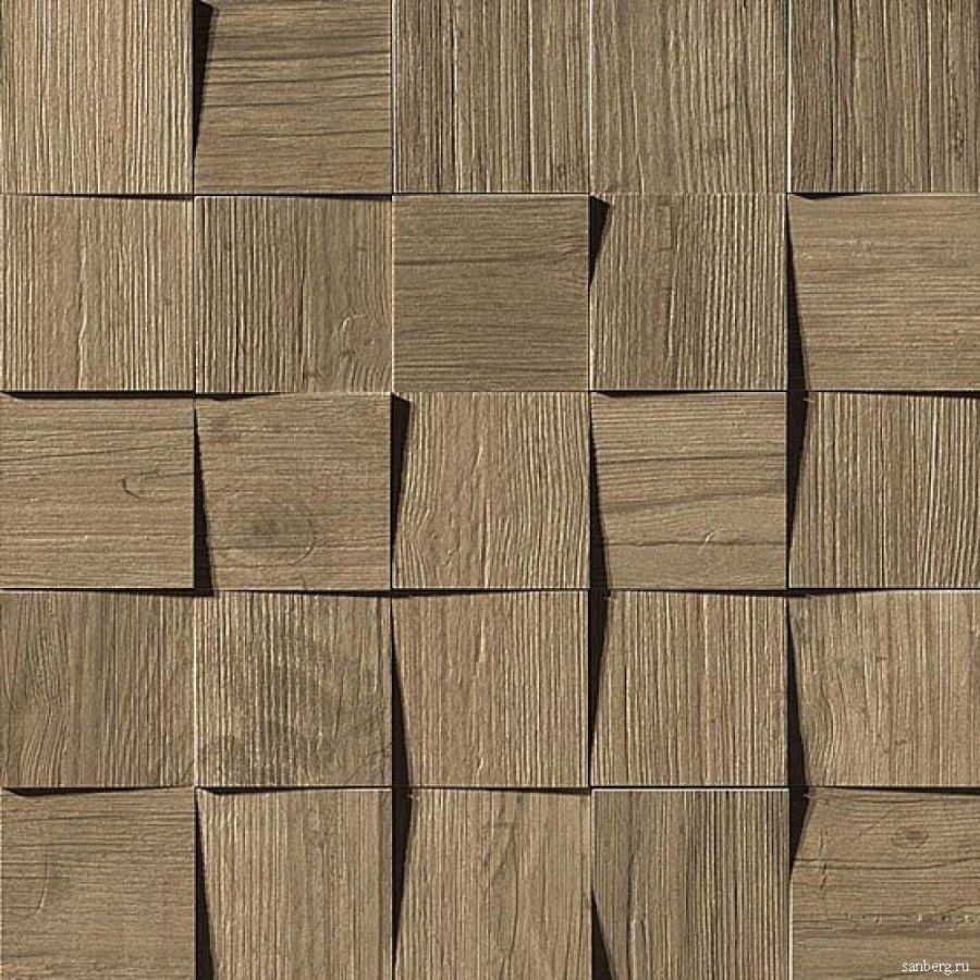 Мозаика Atlas Concorde Axi Dark Oak Mosaico 3d