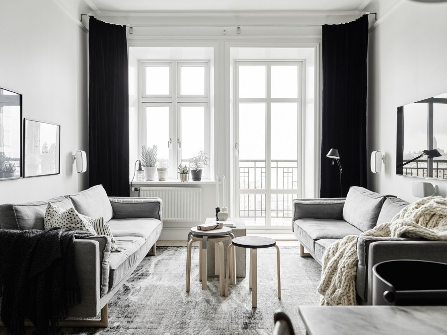 Монохромный интерьер