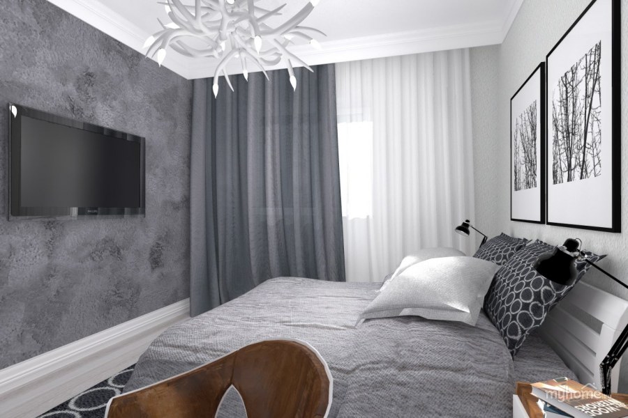 Белая квартира в скандинавском стиле