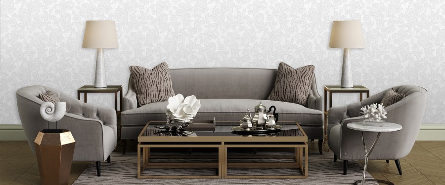 Обои Перфетто Виктория Стенова в интерьере