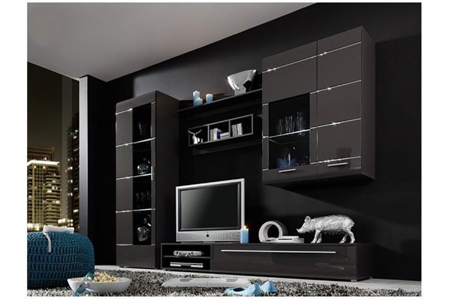 Стенка Карол 3 Модерн глянцевая МДФ