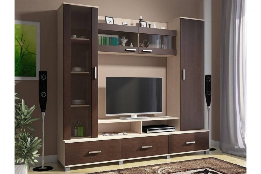 Гостиная Соло 8 венге/дуб молочный