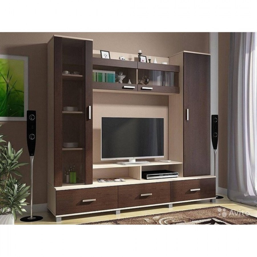 Гостиная Соло 8 венге/дуб молочный